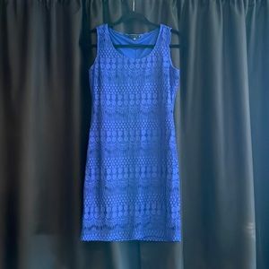 Blue Fitted Dress